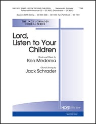 Lord, Listen to Your Children TTBB choral sheet music cover Thumbnail